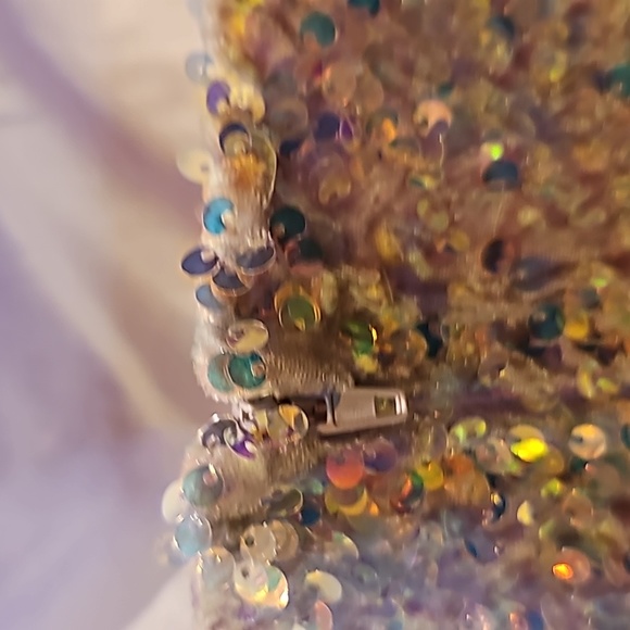 Crystal Doll Pink Sequin Dress Large - Picture 12 of 17